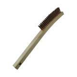Scratch Brush, 13-3/4in Curved Hardwood Handle, 0.013in Carbon Steel Wire redirect to product page