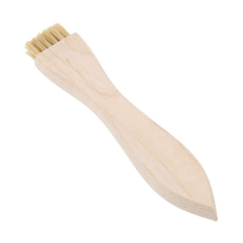 ESD-Safe Brush with 1/2" Hog Hair Bristles, 4-15/16" Wood Handle