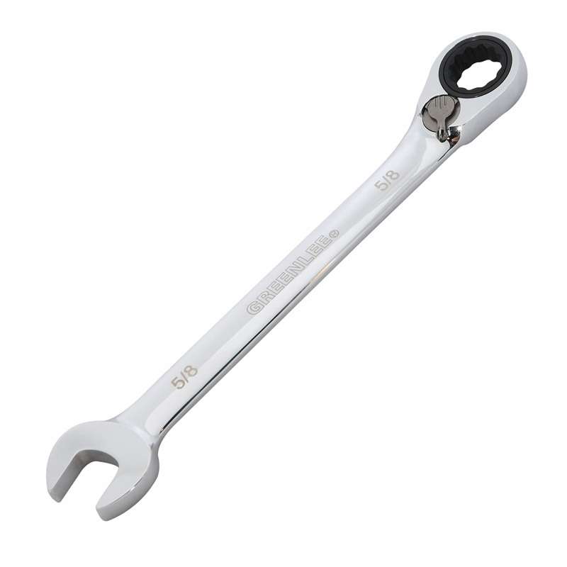 5/8" Combination Ratcheting Wrench, 8-3/8" Long