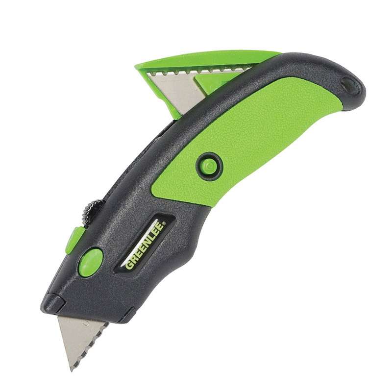 Utility Knife with Serrated Blades and Pop-Up Blade Storage, 6-3/16" Long