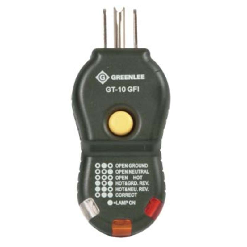 GFI Polarity Cube / Circuit Tester for 120VAC, 3 Wire Circuits