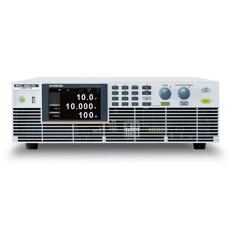 Power Supply, Single Output, Programmable, 200V, 70A, 5kW, PHU Series
