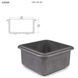 crucible with technical diagram redirect to product page