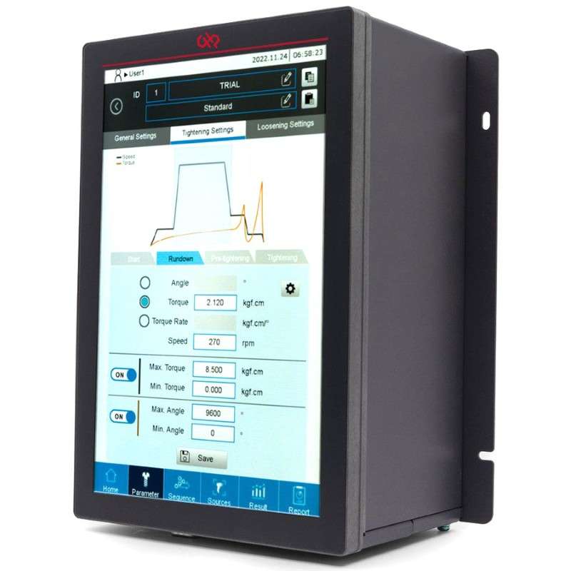 Intelligent Torque Controller, Single Port, 100-240VAC, ATX-12/30/50, 10in LCD Touchscreen