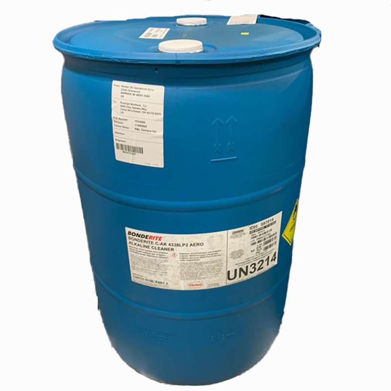 BONDERITE C-AK 4338LP2 AERO Jet Engine Cleaner, 55 Gallon/242 Kilogram Drum