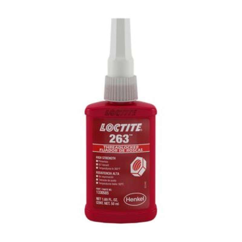 LOCTITE® 263™ High Strength Threadlocker, Primerless, 50 mL Bottle