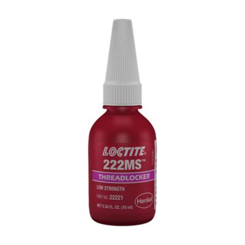 LOCTITE® 222MS? Threadlocker, Low Strength, Small Screw, Mil-Spec., 10 ml Bottle