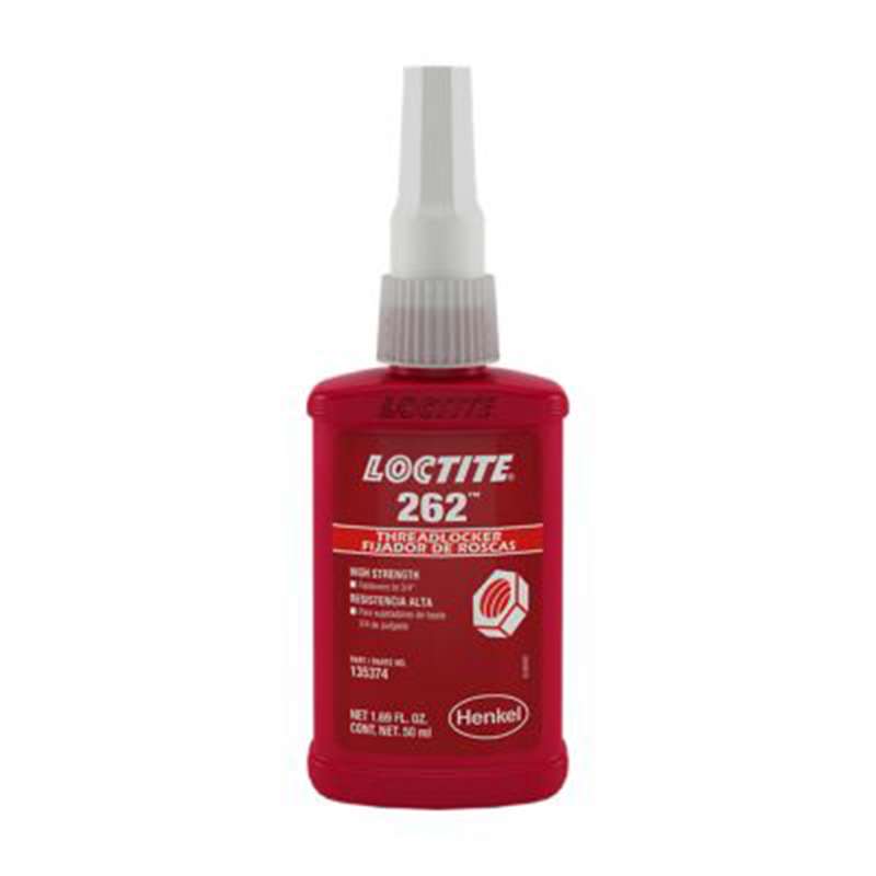 LOCTITE® 262™ Medium to High Strength Threadlocker, Red, 50ml Bottle, 10 per Case
