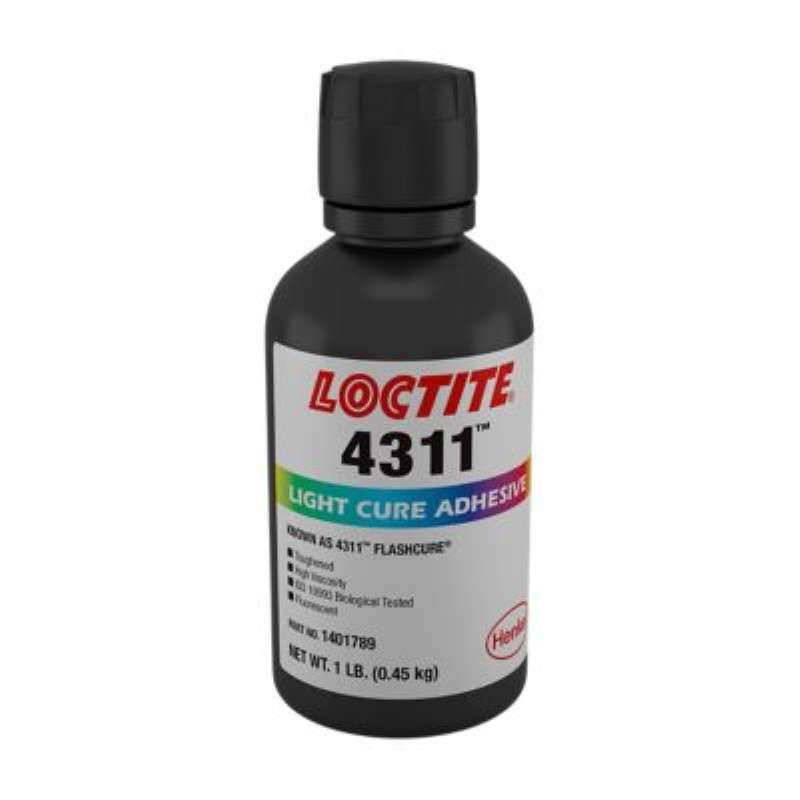 4311™ Flashcure® Light Cure Instant Adhesive, High Viscosity, 1 lb. Bottle