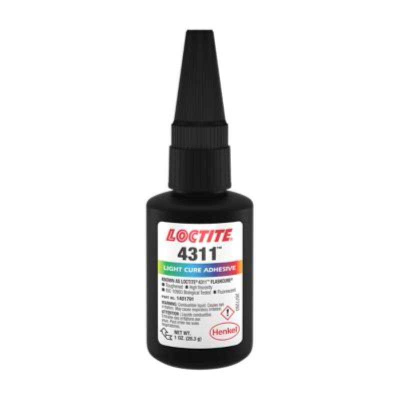 4311™ Flashcure® Light Cure Instant Adhesive, High Viscosity, 1 oz. Bottle