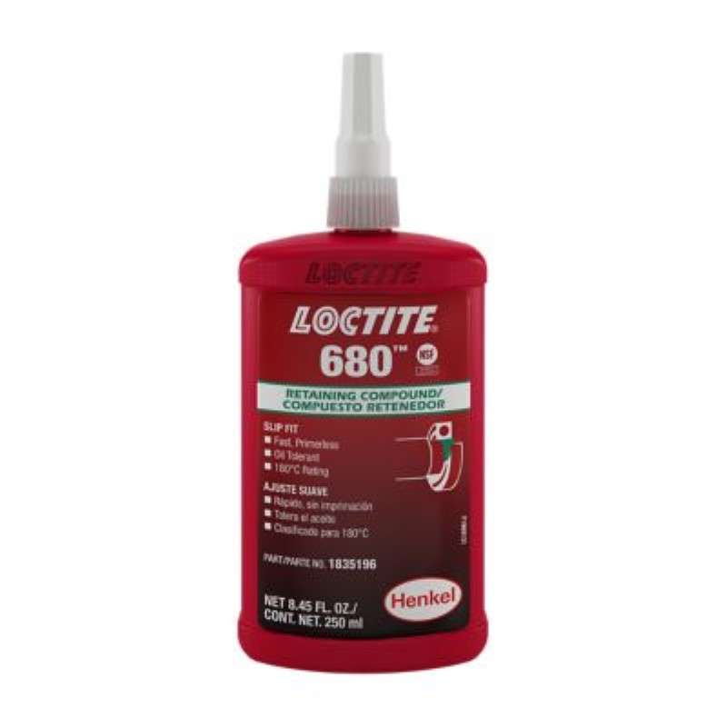 680™ Retaining Compound, Slip Fit, High Strength, 250 ml Bottle