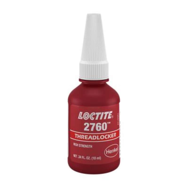 2760™ High Strength Primerless Liquid Threadlocker, Red, 10mL Bottle