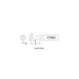 Conical Chisel Soldering Tip with 1/8" Tip Diameter, 9/16" Long redirect to product page