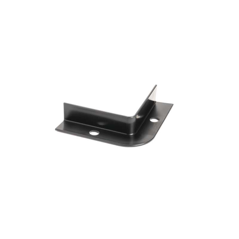 Mini Channel, 2.5" Long, 90 Deg Angle, Large, Ppt20, Black, 1600/Package