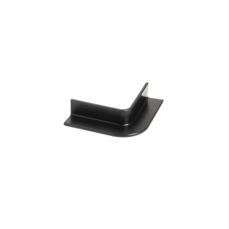 Mini Channel, 1.52" Long, 90 Deg Angle, Small, Ppt20, Black, 3500/Package