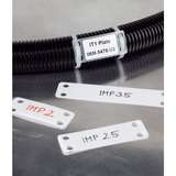 Identification Marker Plate, 1.75" x .75", Nylon, White, 100/Package redirect to product page