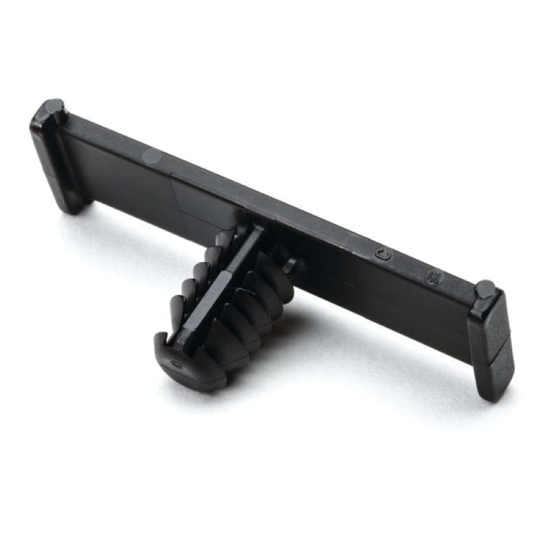 Bundling Clip With Fir Tree, 1.5" Long, 0.7 - 5.7Mm Panel Thickness, PA66HIRHSUV, Black, 10,000/Box