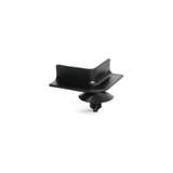 Mini Channel, 1.38" Long, 90 Deg Angle, Fir Tree Ft6, PA66HIRHSUV, Black, 4000/Package redirect to product page