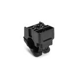 1/4" Threaded Rod Mount Ratchet Clamp, 0.50 - 0.77" Bundle Dia, PA66HIRHSUV, Black, 150/Bag redirect to product page