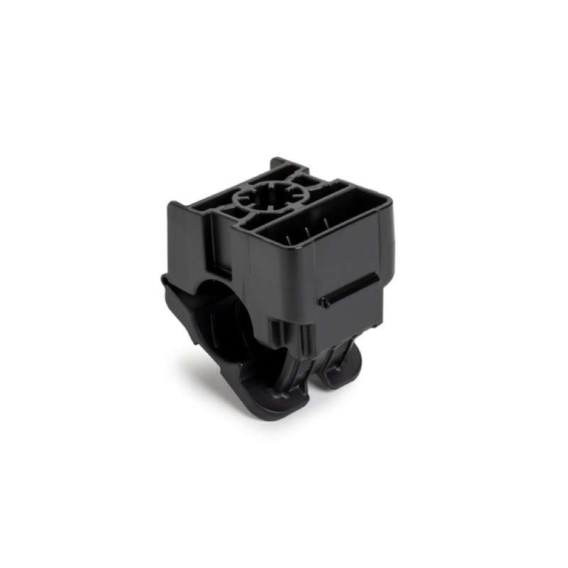 3/8" Threaded Rod Mount Ratchet Clamp, 0.50 - 0.77" Bundle Dia, PA66HIRHSUV, Black, 150/Bag