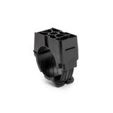 3/8" Threaded Rod Mount Ratchet Clamp, 1.42 - 2.0" Bundle Dia, PA66HIRHSUV, Black, 150/Bag redirect to product page