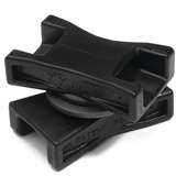 Dual Swivel Saddle Spacer For T50-T250, 0.625 - 6.0" Bundle Diameter, PA66HS, Black, 500/Package redirect to product page