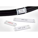 Identification Marker Plate, 1.5" x .75", Nylon, White, 100/Package redirect to product page