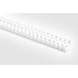Heladuct Flex30Sk Wiring Duct, 1.18" Dia., 19.7" Length, Adhesive, Pp, White, 40/Carton redirect to product page