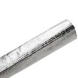 Braided Sleeving, Aluminum Laminated Fiberglass, 1" Dia, Al/Gf, Silver, 100 Ft/Reel redirect to product page