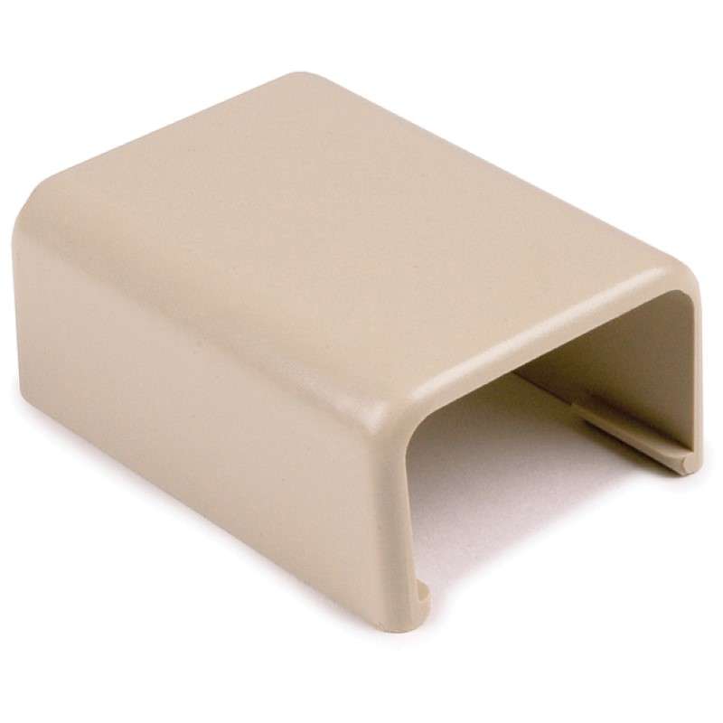 End Cap, 3/4", PVC, Ivory, 10/Bag