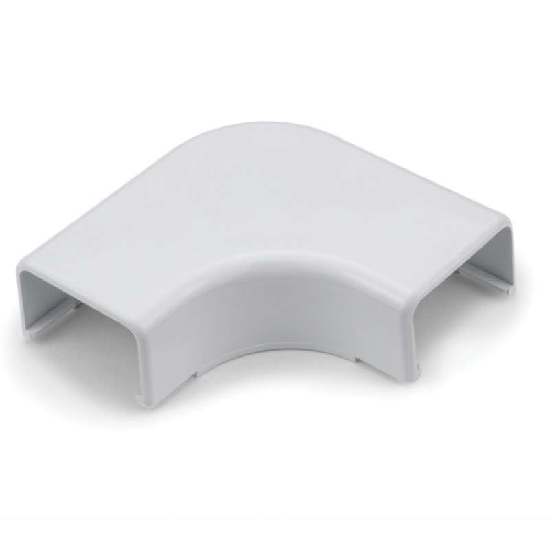 Elbow Cover, 1-1/4", 1" Bend Radius, PVC, White, 1/Bag