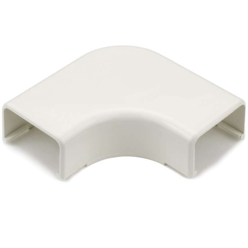 Elbow Cover, 1-1/4", 1" Bend Radius, PVC, Office White, 1/Bag