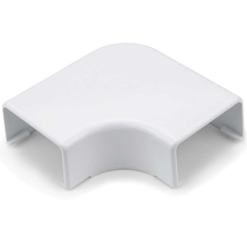 Elbow Cover, 1-3/4", 1" Bend Radius, PVC, White, 1/Bag