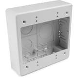 Dual Gang Junction Box, 1-1/2" Deep, 2-Piece, PVC, White, 1/Bag redirect to product page