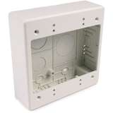 Dual Gang Junction Box, 2.77" Deep, 2-Piece, PVC, Office White, 1/Bag redirect to product page