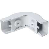 External Corner Cover, 1-1/4", 1" Bend Radius, PVC, Ivory, 1/Bag redirect to product page
