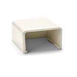 End Cap, 3/4", 3-Piece, PVC, Office White, 10/Bag redirect to product page