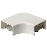 Elbow Cover, 1-1/4", 1" Bend Radius, PVC, Office White, 1/Bag redirect to product page