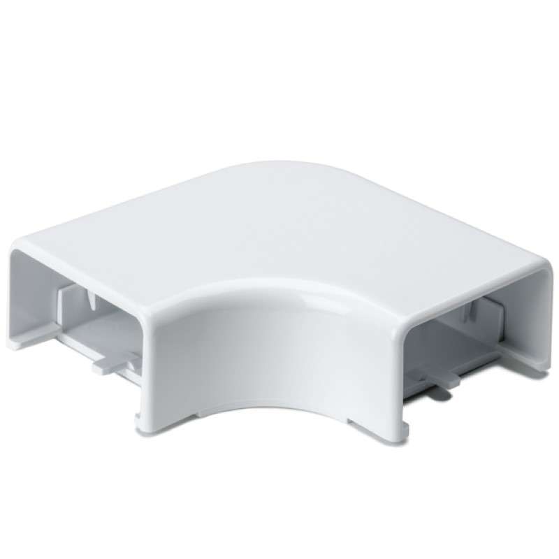 Elbow Cover, 1-1/4", 1" Bend Radius, PVC, White, 1/Bag