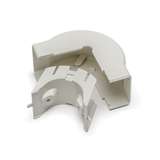 External Corner Cover, 1-3/4", 1" Bend Radius, PVC, Office White, 1/Bag redirect to product page