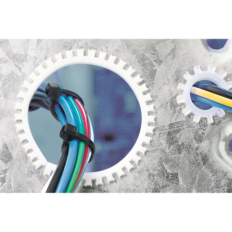 Grommet, Panel Thickness 0.051''-0.083'', Ptfe, Natural, 9.7Ft/Package