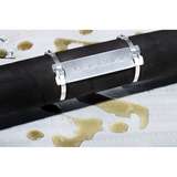 M-Boss Marker, 1.77" Wide x 0.39" High, Stainless Steel, Silver, 1000/Box redirect to product page