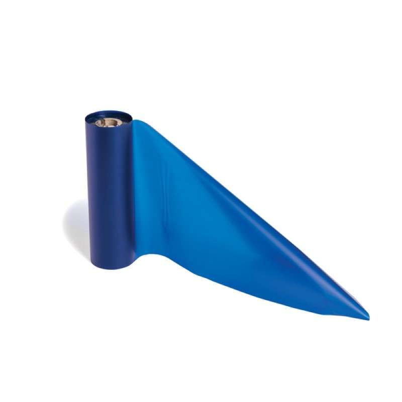 Thermal Transfer Ribbon, 4.33" x 242', 0.5" Core, Pet, Blue, 1/Package