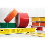 Adhesive Labels, Solid Color Continuous Roll, Reflective, 1.0" x 250', Vl, Red, 250 Ft/Roll redirect to product page