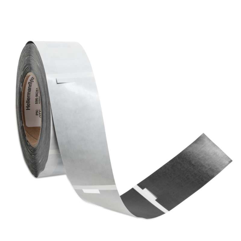 Paint Mask Label, 1.0" x 0.75" x 4.75", 1 Across, Polyester, White, 500/Roll