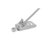 2-Piece Cable Tie/Screw Mount, 8" Long, M6 Hole, 2.0" Max Bundle Dia, 50lb, PPS, Silver, 2000 per Carton redirect to product page