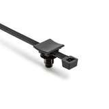 2-Piece Cable Tie/Fir Tree Mount, Unassembled Set, 9"L, FT8/M10 Hole, PA66HIRHSUV, Black, 1000 per Carton redirect to product page