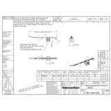 2-Piece Cable Tie & Edge Clip, 8.0"L, EC20, 3 - 6 mm Panel, 50lb, PA66HIRHS/PA66HIRHSUV, Orange and Black, 500 per package redirect to product page