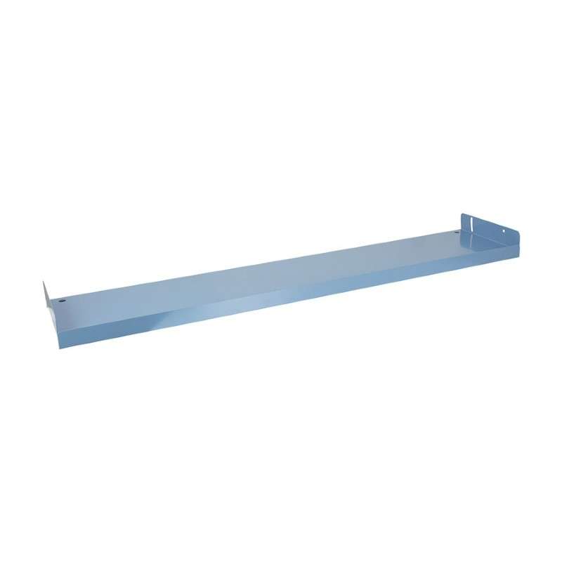 QS MTS-II Utility Metal Shelf with ESD Laminate, Sky Blue,12 x 67.75"