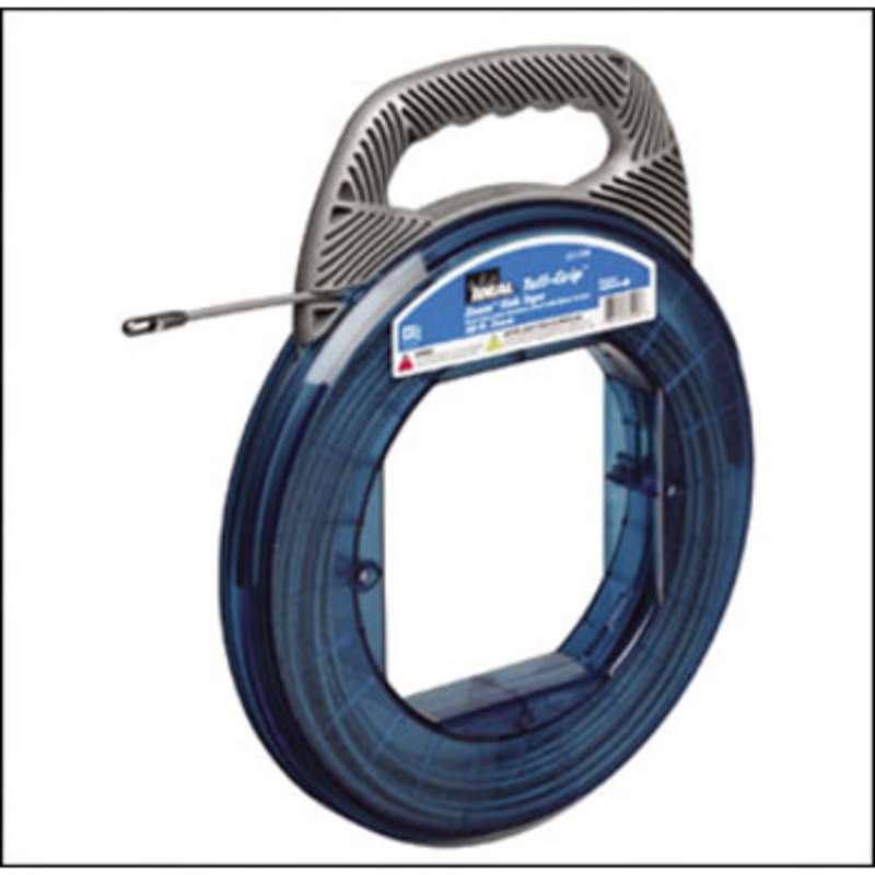 Zoom Stainless Steel Fish Tape w/ Nylon Jacket 50 Feet w/ Plastic Case